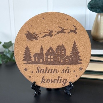 Aggressive Jule Gryteunderlag - Satan så koselig