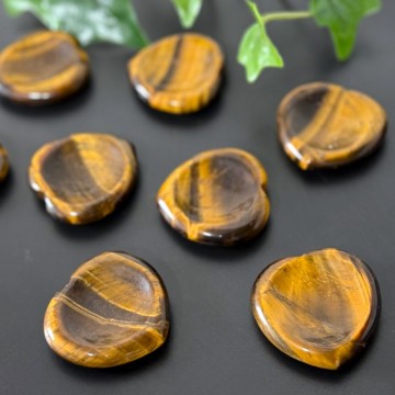 Tigerøye Tommelstein - Hjerteform