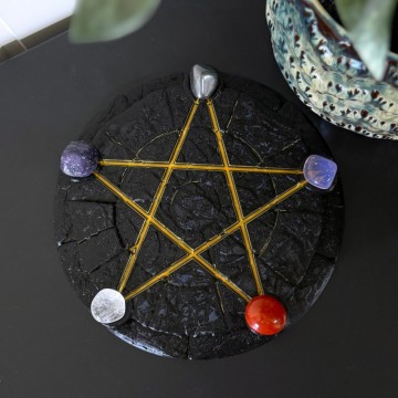 Vel Unt’s Pentagram Alterplate - Krystallholder