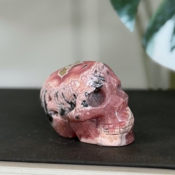 Liten Rhodokrositt Hodeskalle - Collector's Piece (111,8g)