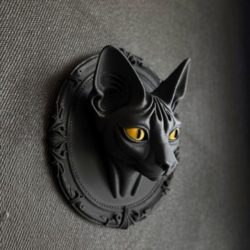 3D Gothic Frame - Sphynx