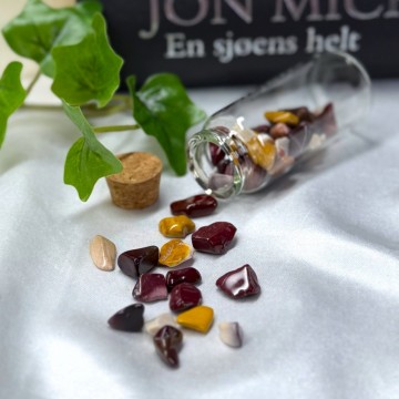 Mokait Jaspis Krystallchips, 30g