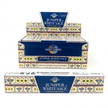Sacred Elements Røkelsespinner - Einer & Hvit Salvie