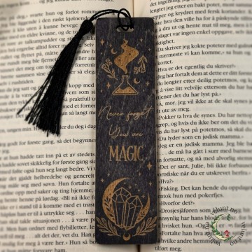 Vel Unt's Bokmerker - Never Forget You Are Magic, 15x4cm 