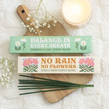 No Rain, No Flowers - 2pk Røkelsespinner