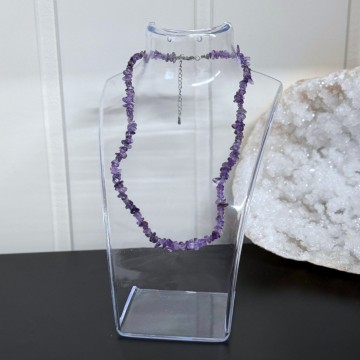 Ametyst Krystallchips Smykke