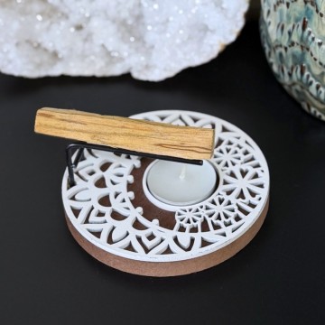 Palo Santo Holder i Tre - Måne