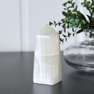 Hvit Kalsitt Tårn #1