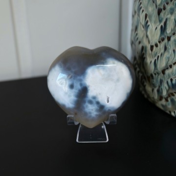 Orca Agat Hjerte #6 (Spekkhoggersteinen)