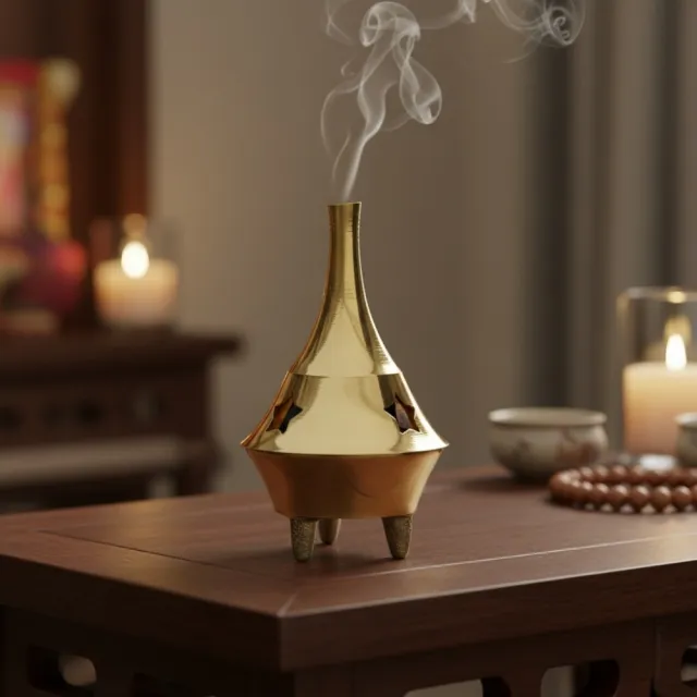 Mini Røkelsesholder - Golden Stars