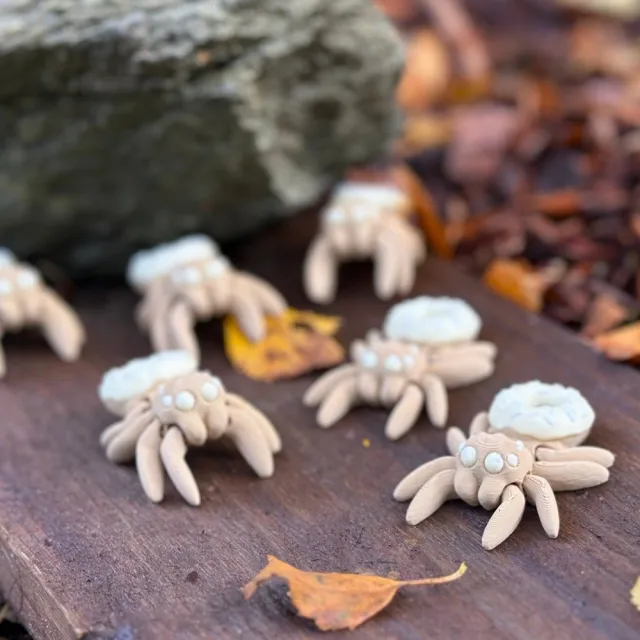 Mini Spider Donut - Vanilla/Vanilje