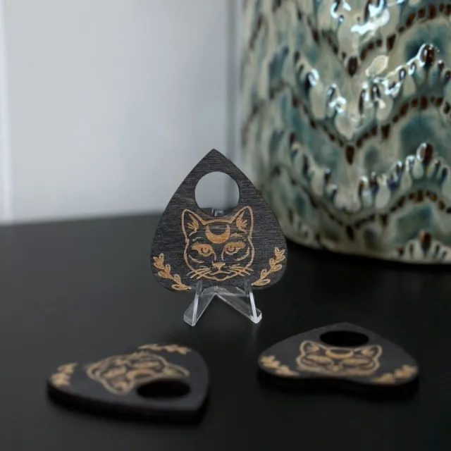 Quija Planchette Pynteskive - Månekatt