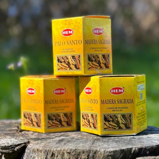 HEM - Palo Santo Backflow Røkelseskjegler, 40stk