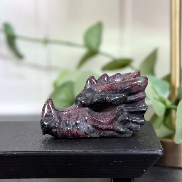 Afrvedsonitt & Granat Dragehode