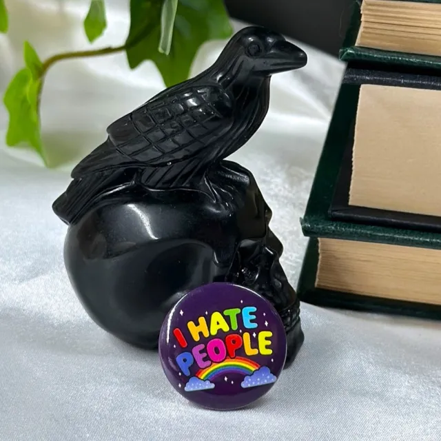 I Hate People - 25mm Badge