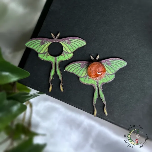 The Luna Moth Krystallkuleholder
