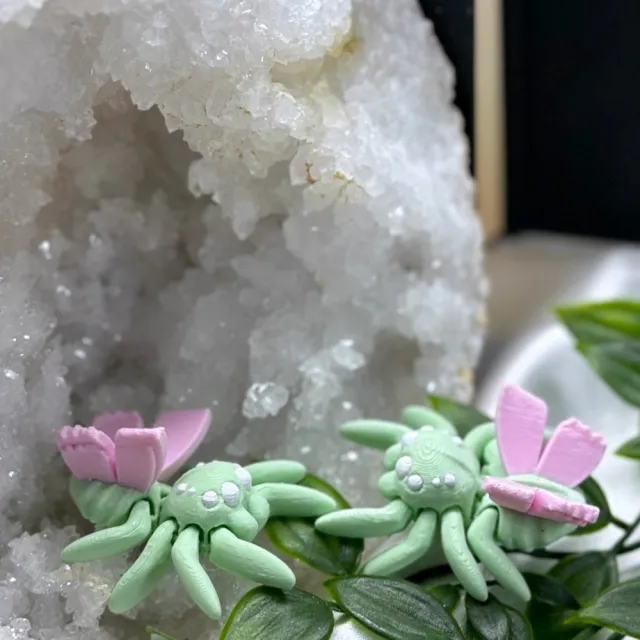 Mini Fairy Spider - Pink & Mint