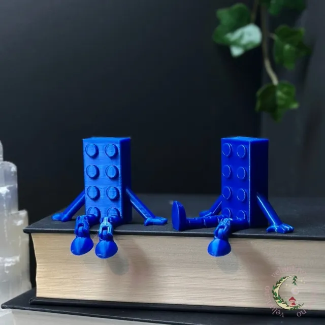 Sittende Lego - Blå