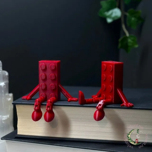 Sittende Lego - Rød