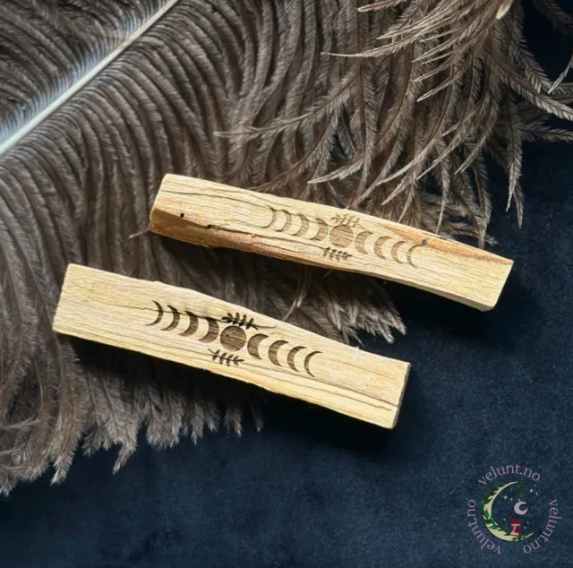 Palo Santo Pinne m/gravering ~ Månefase