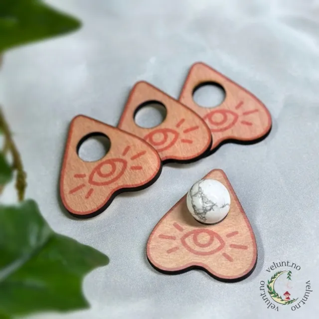 Quija Planchette Krystallkuleholder [Dus rosa]