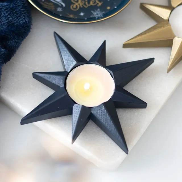 North Star - Telysholder Marineblå