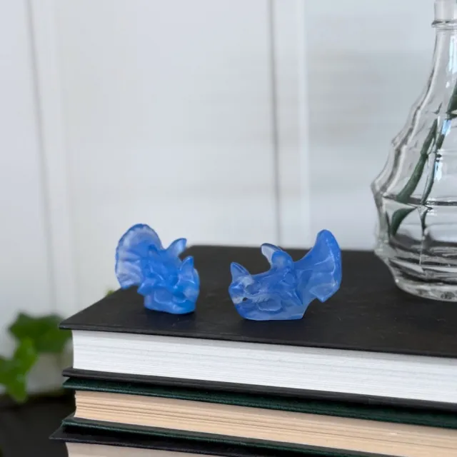 Triceratops i Blå Opalitt