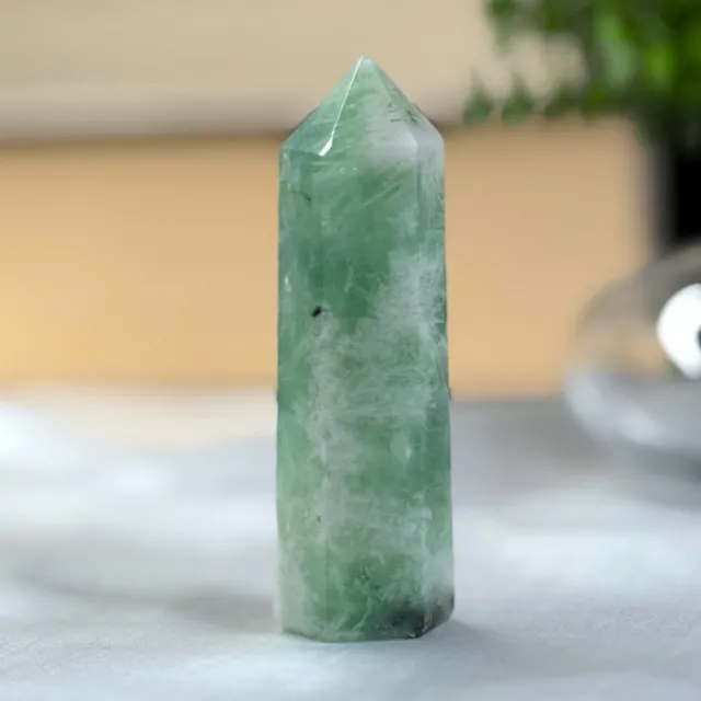 Grønn Feather Fluoritt Tårn #2