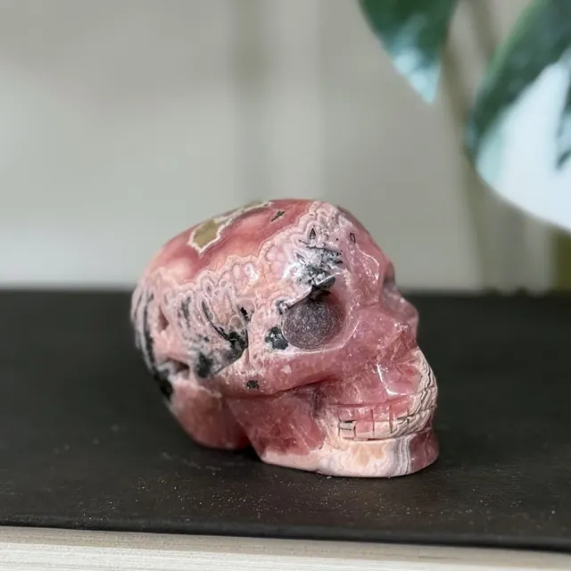 Liten Rhodokrositt Hodeskalle - Collector's Piece (111,8g)