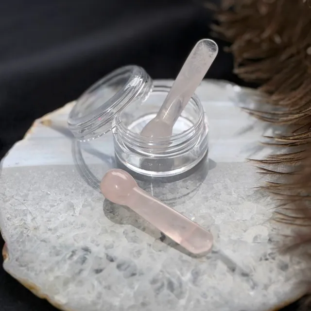 Mini Rosenkvarts Massasjeverktøy - 2 STK