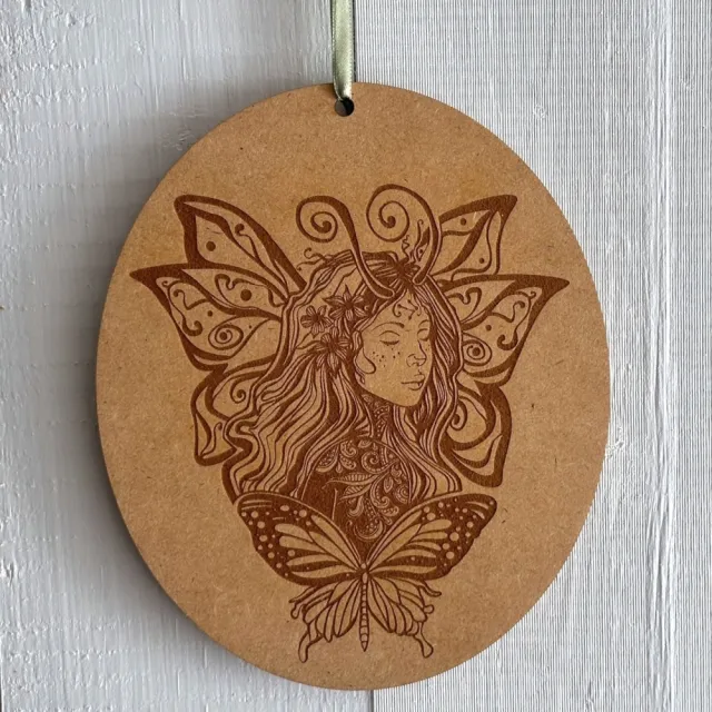 Vel Unt's Veggbilde - Butterfly Fairy