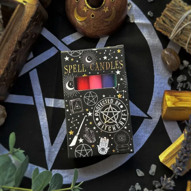 Protected By Witchcraft Spell Candles - Miks