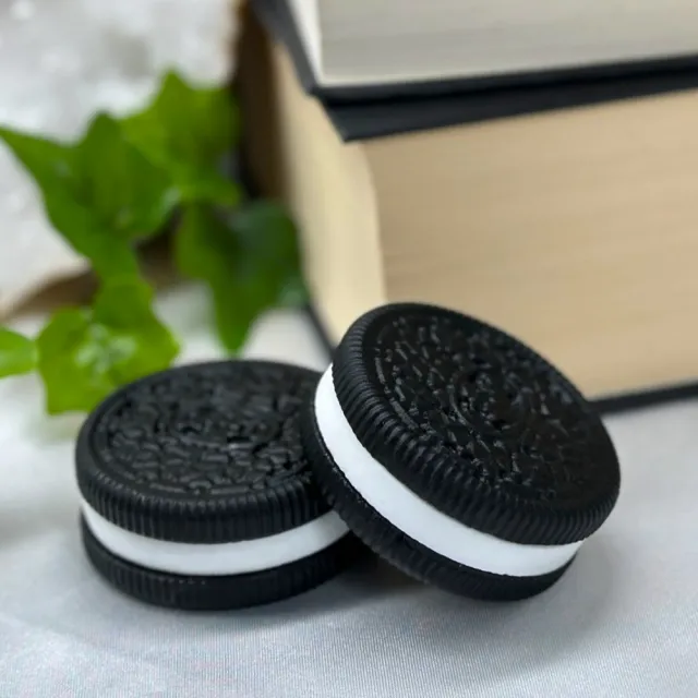Oreo Cookies - Svart Obsidian & Hvit Jade